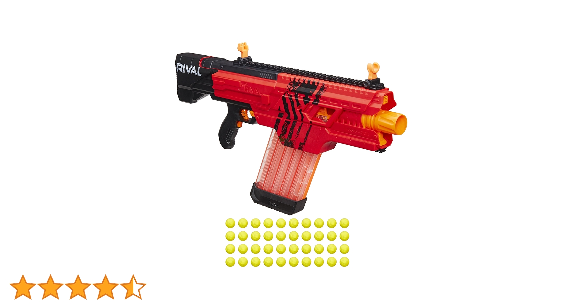 Nerf Rival Khaos MXVI-4000 Blaster (Red) : Amazon.in: Toys & Games